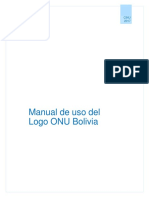 Guía de uso del nuevo logo ONU Bolivia