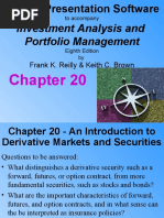 Investment Analysis and Portfolio Management: Frank K. Reilly & Keith C. Brown