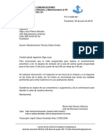 Documentos Carta, Memorando