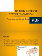 Prueba de Thompson