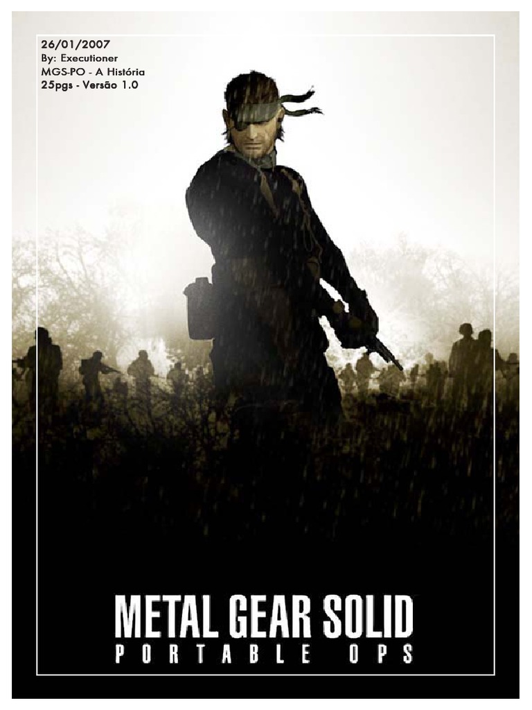 100 JOGOS PARA JOGAR ANTES DE MORRER – Metal Gear Solid 3: Snake Eater