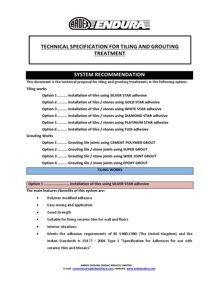 Tiling Pdf Tile Adhesive