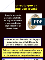 ¿Es Correcto Usar Joyas