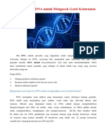 Cara Kerja Tes DNA Untuk Mengecek Garis Keturunan