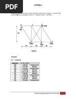 Tutorial 6 - Analysis of Statically Indeterminate Trusses