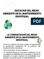 La Conservacion Del Medio Ambiente en El Mantenimiento Industrial