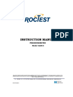 INSTRUCTION MANUAL - PMT Menard - Roctest