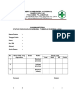 Form Monitoring Anestesi Lokal Fix