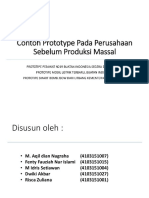 Contoh Prototype Pada Perusahaan Sebelum Produksi Massal