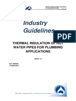 Thermal Insulation of Hot Water Piping (New Zealand)