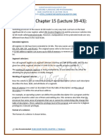 CS401 - Short Notes Chapter 15 PDF