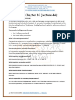 CS401 - Short Notes Chapter 16 PDF
