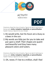 ACTIVITY in Figurative Language - Poetry Lines