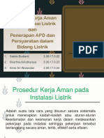 Prosedur Kerja Aman Pada Instalasi Listrik