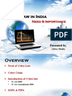 Cyberlawitsneedimportance 140410080406 Phpapp02