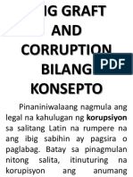 Ang Graft and Curroption Bilang Konsepto