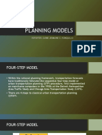 TRANSPO PLANNING MODELS by RONQUILLO