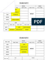 JADUAL PENUH MENGIKUT TINGKATAN 2019