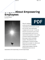 Six Myths About Empowering Employees PDF