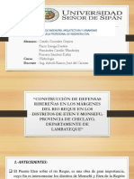 "Construcción de Defensas Ribereñas en Las Margenes Del Rio Reque en Los Distritos de Ciudad Eten y Monsefu