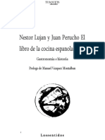 Lujan Nestor Y Perucho Juan - El Libro de La Cocina Española - Gastronomía E Historia