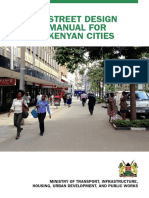 Kenya Street Design Manual Kenya - Draft PDF