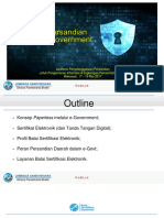 Peran Persandian Dalam E-Goverment