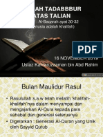 KULIAH TADABBBUR 02 - 16 Nov