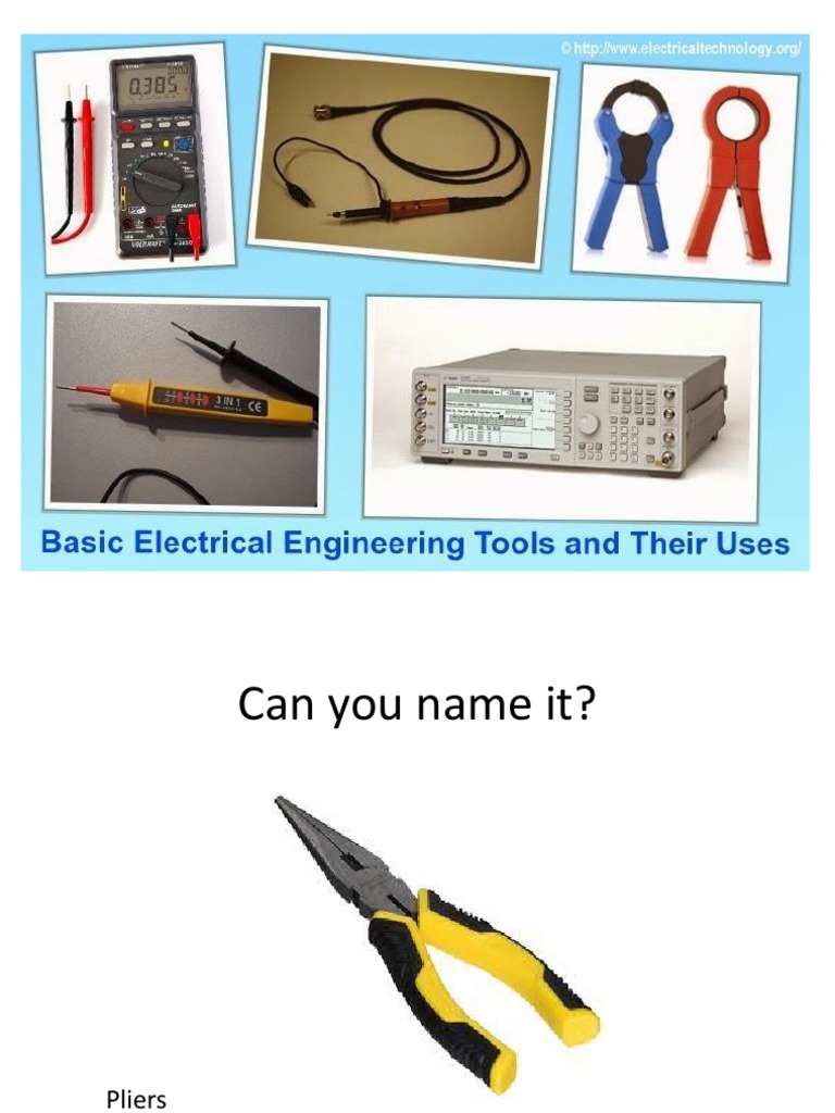 Essential Tools for Electrical Work | PDF
