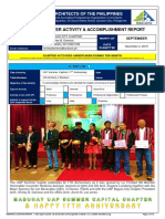 UAP Baguio Monthly Report - October PDF