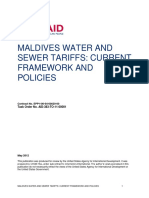 Pub Maldives GCC Water Sewer Tariffs Assessment FINAL and APPROVED