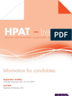 HPAT Ireland 2011 Brochure Updated