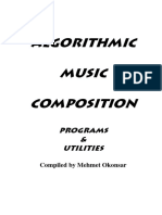Algorithmic Music Composition Programs