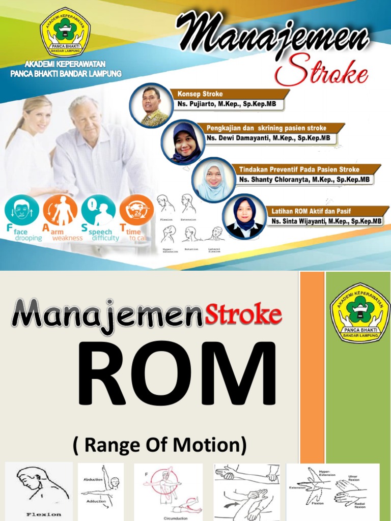 Manajemen ROM pada Pasien Stroke | PDF