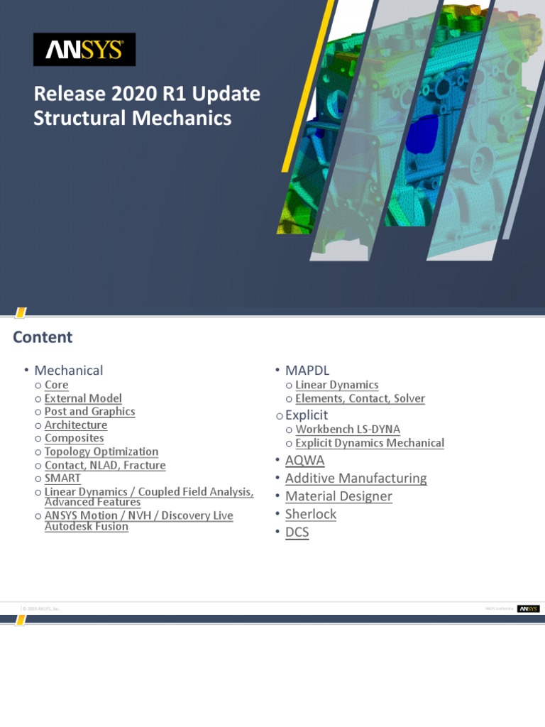 2020 R1 Structural Mechanics Update | PDF