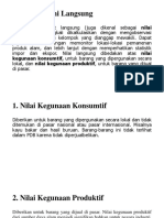 Nilai Ekonomi Langsung Dan Tidak Langsung