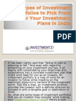 5 Types of Investment Portfolios To Pick From For Your Investment Plans in India