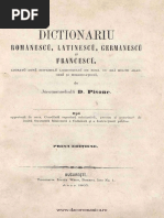 1865 - Pisone, Domitian - Dictionariu Romanescu, Latinescu 