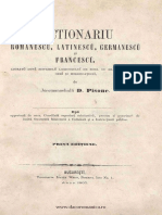 1865 - Pisone, Domitian - Dictionariu Romanescu, Latinescu, Germanescu Si Francescu PDF