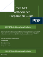 CSIR NET Earth Science Complete Guide