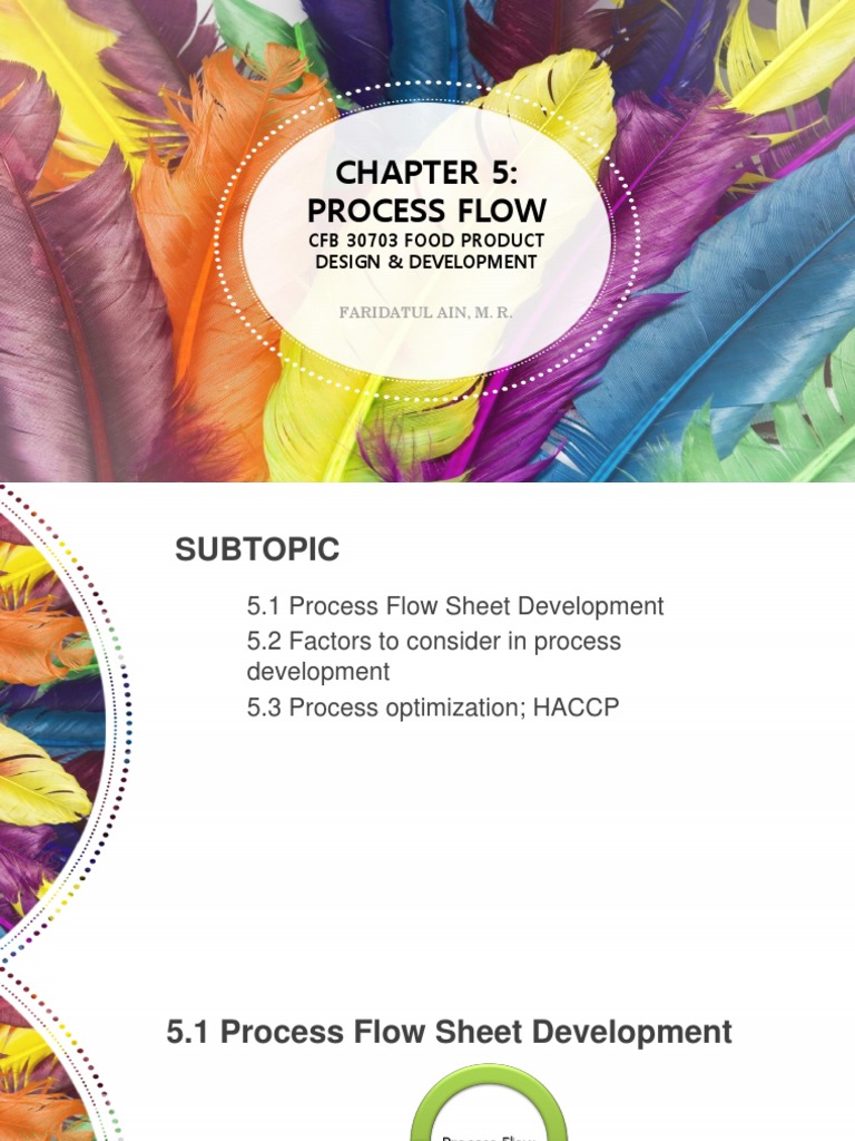 Innovation Food Process Flow Diagram
