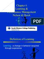 Learning & Performance Management Nelson & Quick