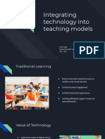 Integrating Technology Into Teaching Models