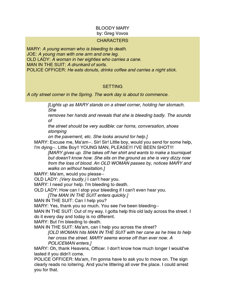Bloody Mary PDF