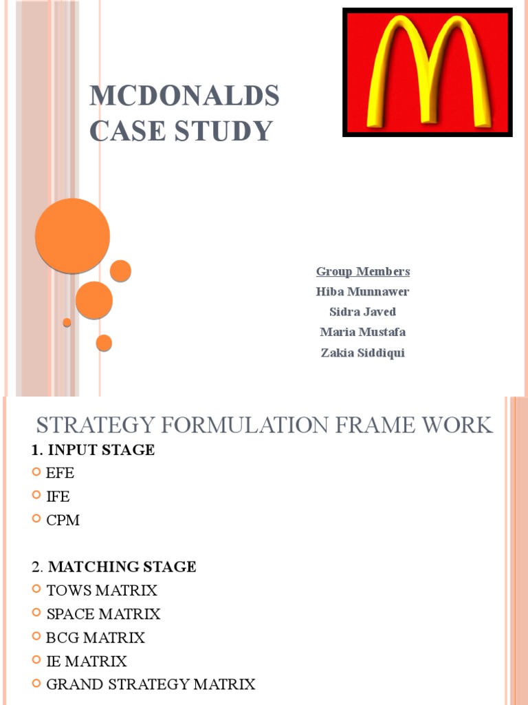 Mcdonald's business strategy in india case study rpolibraryutoronto