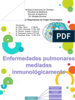 Enfermedades Pulmonares Mediadas Inmunológicamente. Presentacion
