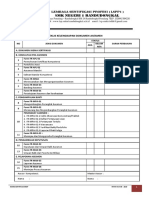Daftar Kelengkapan Dokumen Asesmen Klaster 1