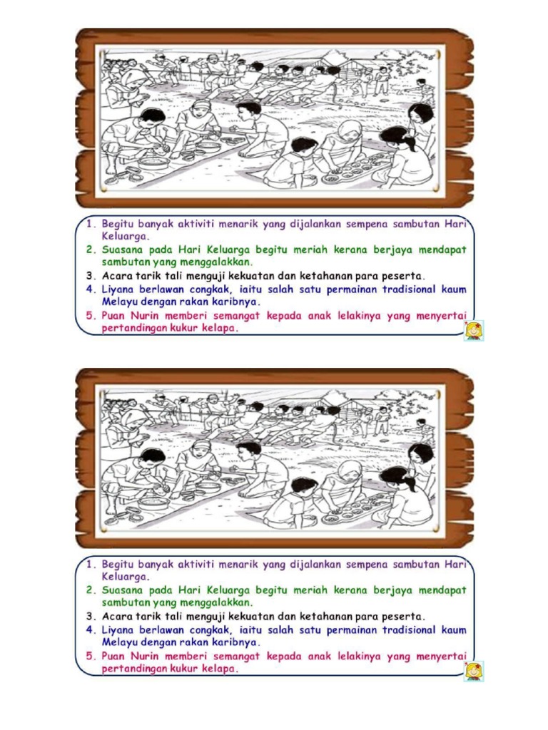 Bina Ayat Berdasarkan Gambar | PDF