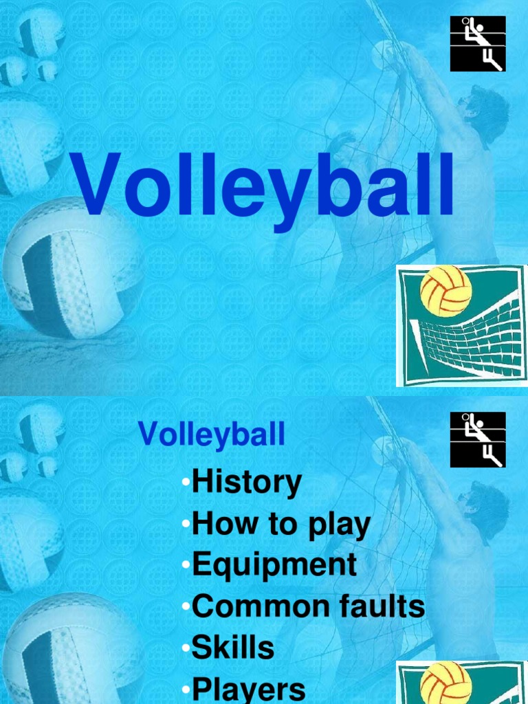 Volleyball PDF Volleyball Rules
