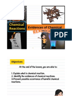 Unit 4 Module 2 Chemical Reactions - Evidences of Chemical Reactions